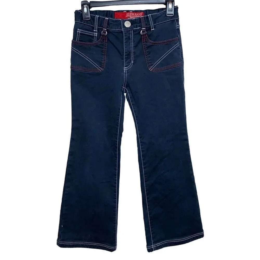 Vintage GUESS for Marciano Navy Bootcut Cargo Pants